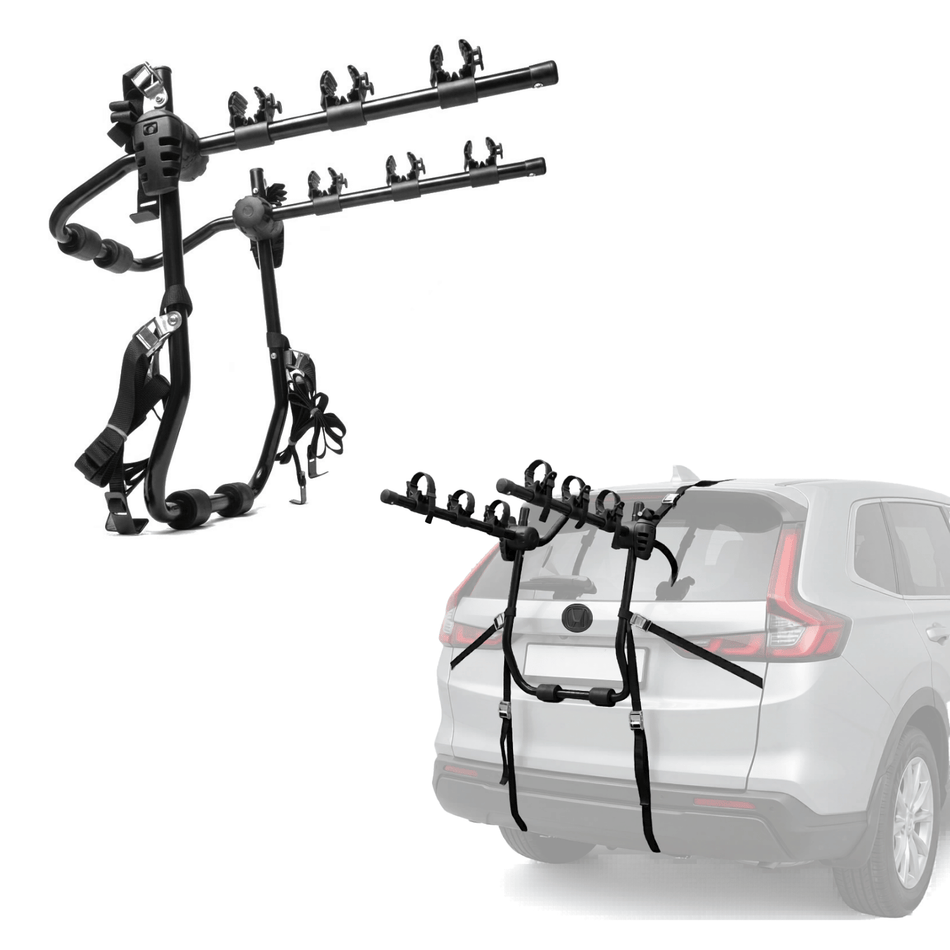 PRO Rear Boot Mount Bike Carrier for 3 Bikes – Universal Fit