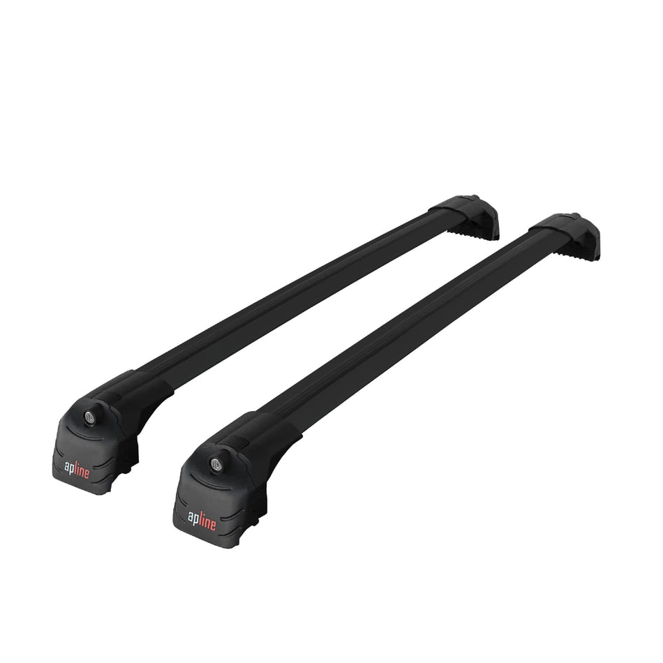 Audi Q7 (4M) 2016-2025 ace2 Car Roof Rack Cross Bar Black Aluminium 2 Bars