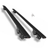 Universal Roof Bars, 118/140 cm, Fits Flush Roof Rails, Black/Grey