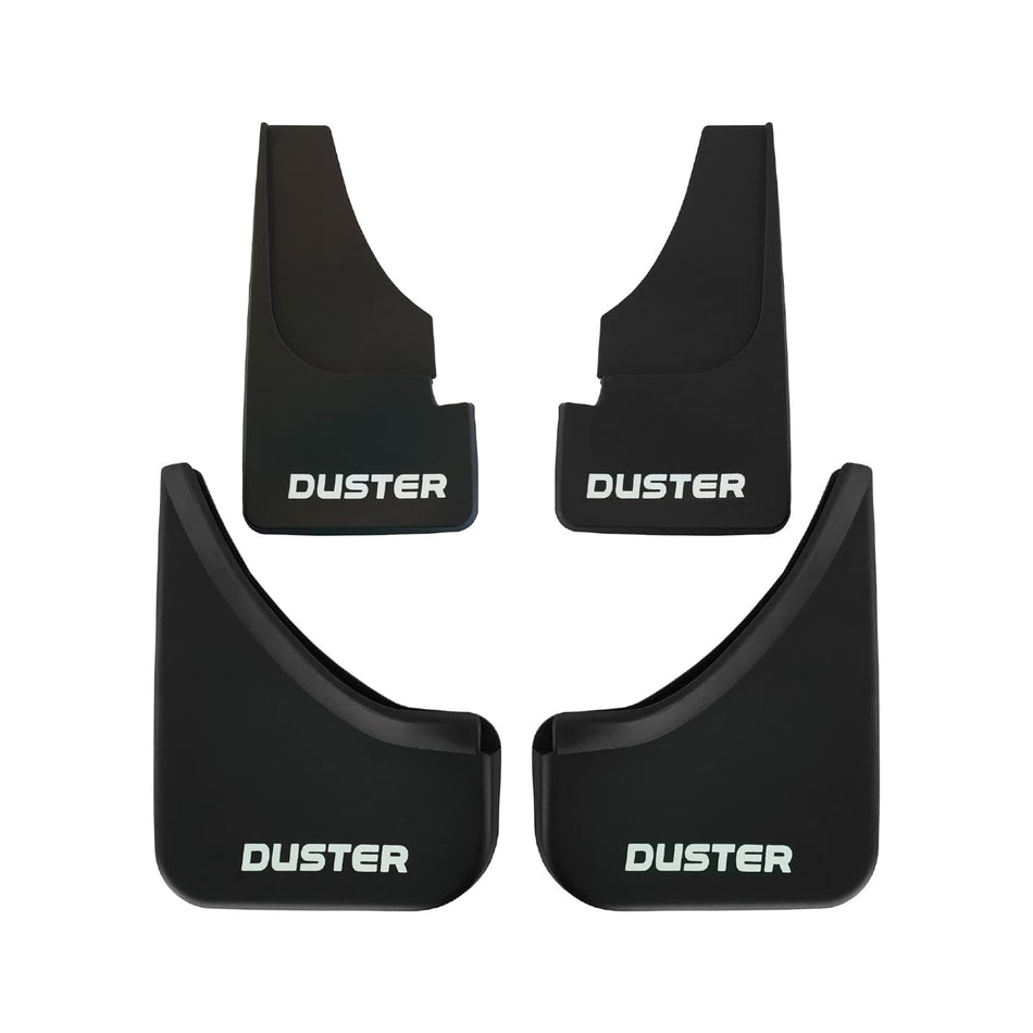 Dacia Duster (HS) Post-Facelift 2014-2017 Mudguards Vehicle Front Rear Set 4 Pcs Black