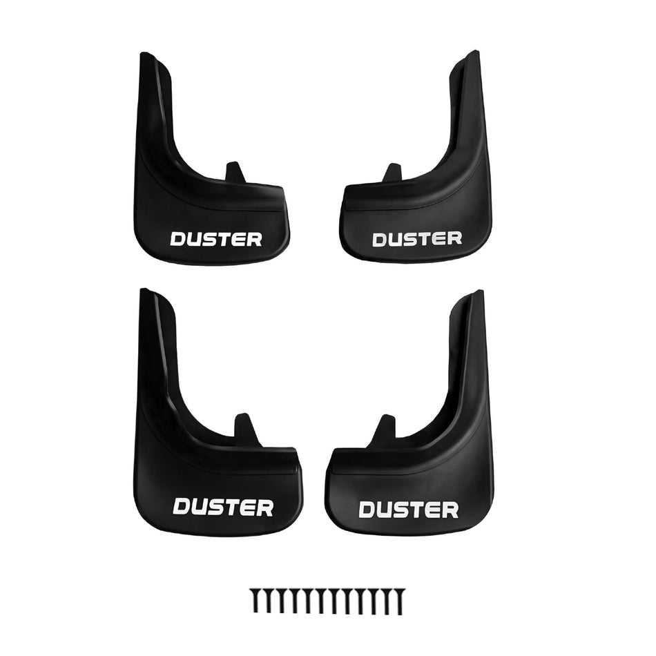 Dacia Duster 2 (HM) 2018-2024 Mudguards Vehicle Front Rear Set 4 Pcs Black