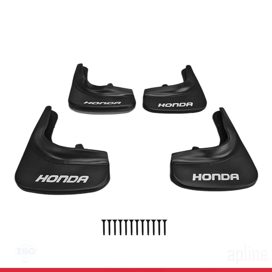 Honda Mudguards Vehicle Front Rear Set 4 Pcs Black