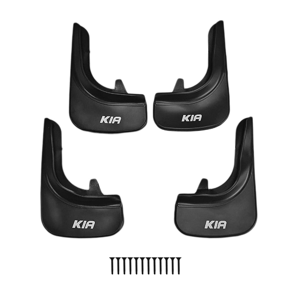 Kia Mudguards Vehicle Front Rear Set 4 Pcs Black