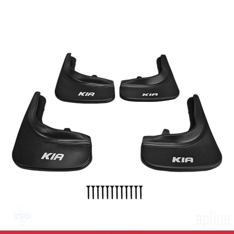 Kia Mudguards Vehicle Front Rear Set 4 Pcs Black