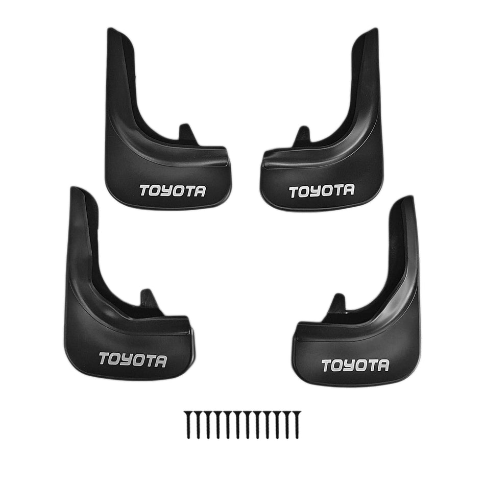 Toyota Mudguards Vehicle Front Rear Set 4 Pcs Black