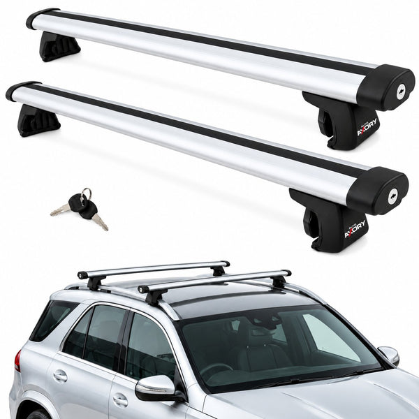 Volvo XC90 II 2015-2026 silver roof rack bars - image 1