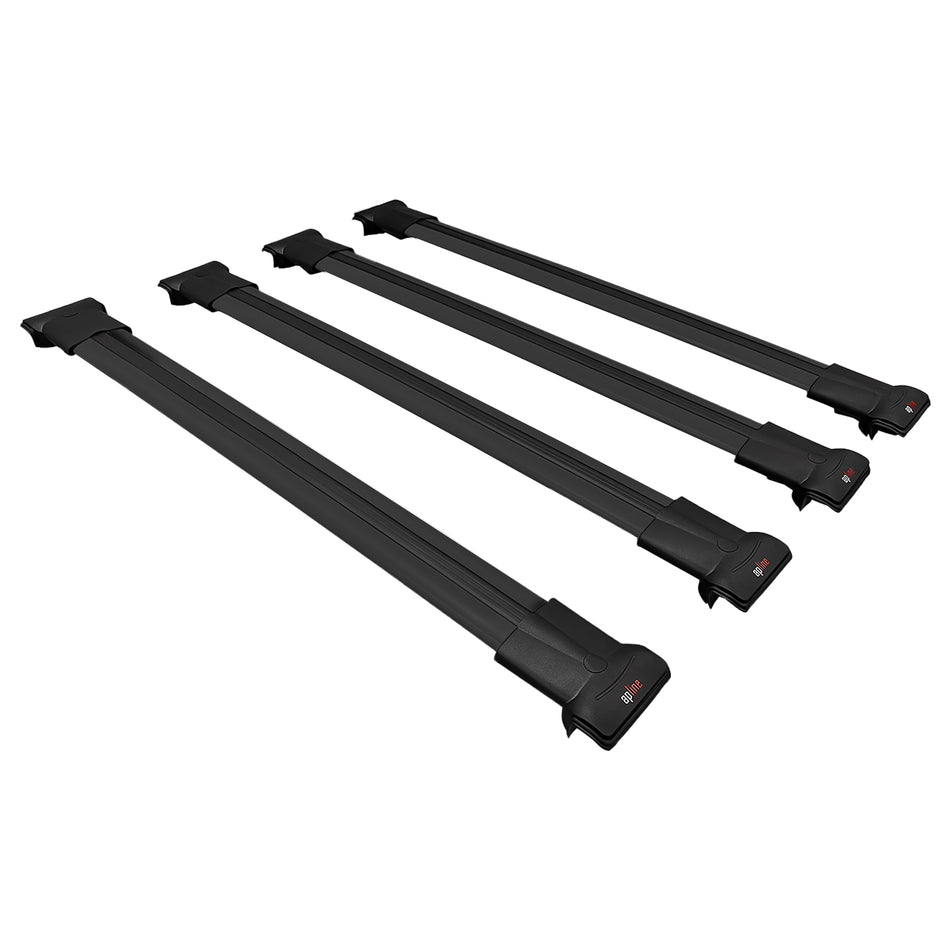 GMC Jimmy 1995-2005 fly Model Car Roof Rack Cross Bar Black Aluminium 4 Bars