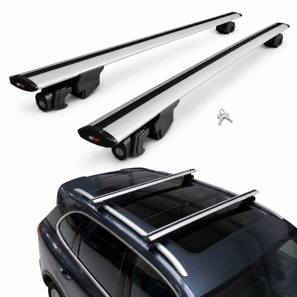 Roof Rack Bars Compatible with Citroen Berlingo 3 (K9) 2023-2025, For Flush Roof Rails, Grey, 2 Bars