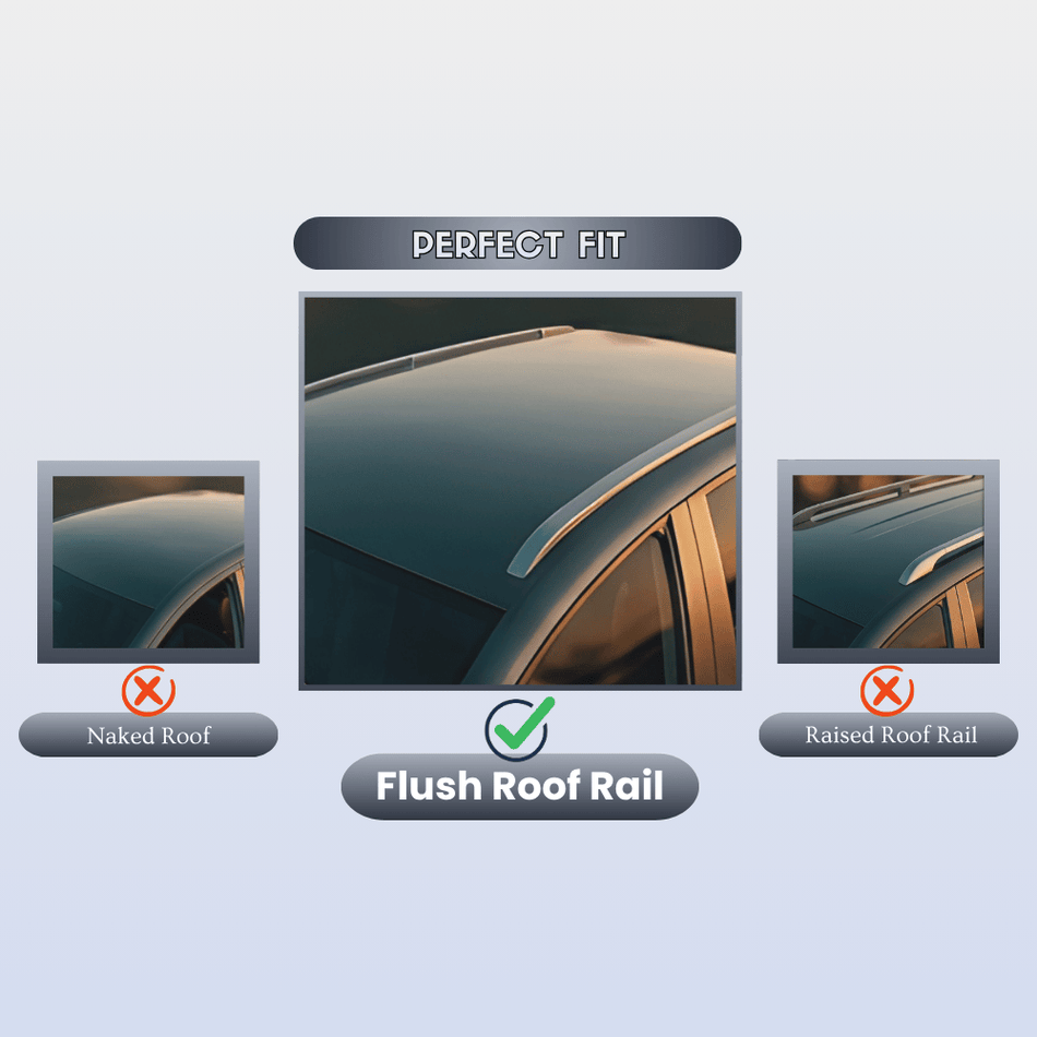 Roof Bars Compatible with Acura MDX 2022-2024, Black, 2 Bars with Straps