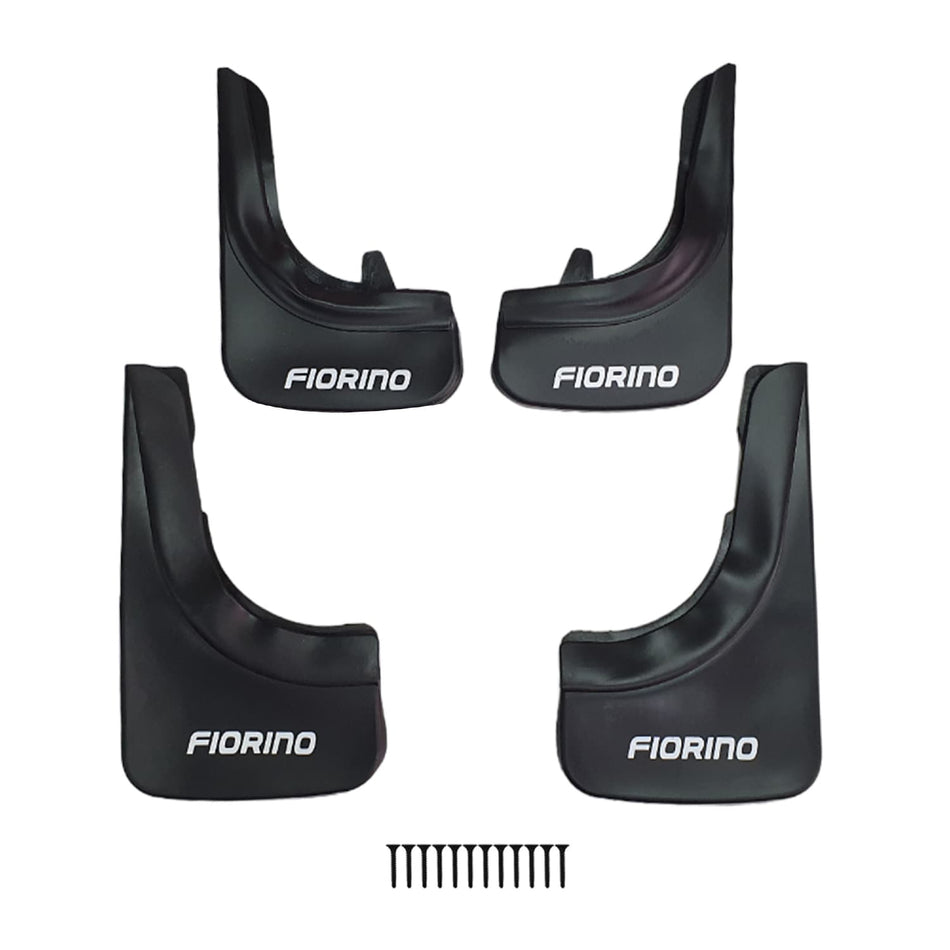 Fiat Fiorino 3 2008-2025 Mudguards Vehicle Front Rear Set 4 Pcs Black