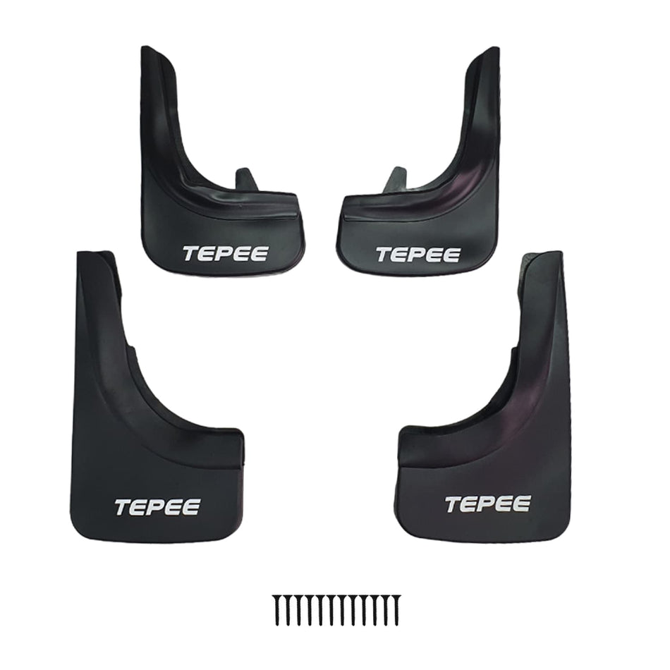 Peugeot Partner 2 Tepee 2008-2018 Mudguards Vehicle Front Rear Set 4 Pcs Black